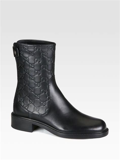 black gucci uggs|bloomingdale's Gucci boots.